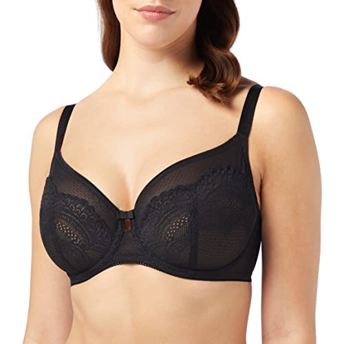 Triumph Biustonosz z fiszbinami Kobiety Beauty-full Darling W02, Czarny, 80E