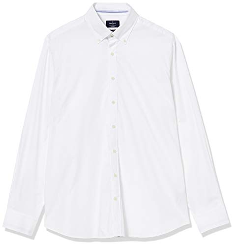 Hackett London Koszula męska White Ox Eng Str, 800 biały, XL