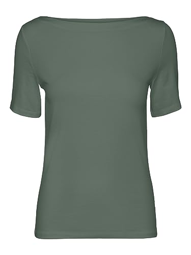 Vero Moda Women's Vmpanda Modal S/S Top Ga Noos T-Shirt, Laurel Wreath, S
