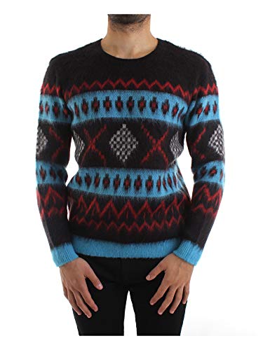 Replay Sweter męski, Mehrfarbig (Black/Red/Turquoise/White 10), S
