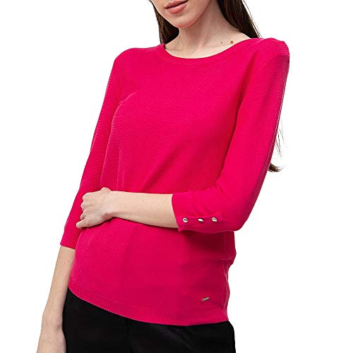 Morgan Sweter damski Pull Boutons Manches Mlog, cukierek, S Krótki