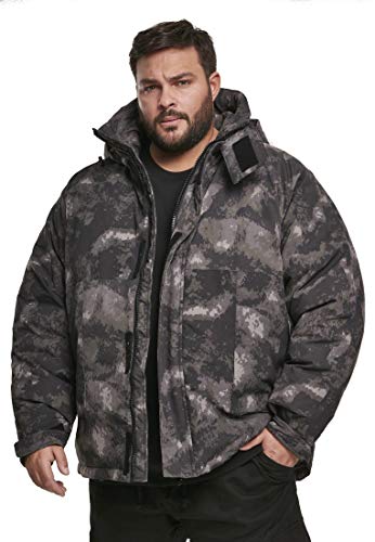 Urban Classics Męska kurtka zimowa Multipocket, Multicolour (Dark Olive Camo 01174), XXL