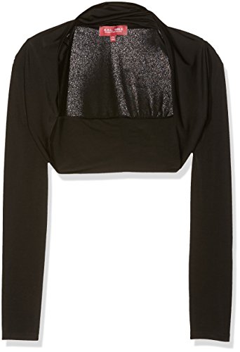 Gol Dziewczęca kurtka z dżerseju bolero, czarny (Black 2), 164 cm