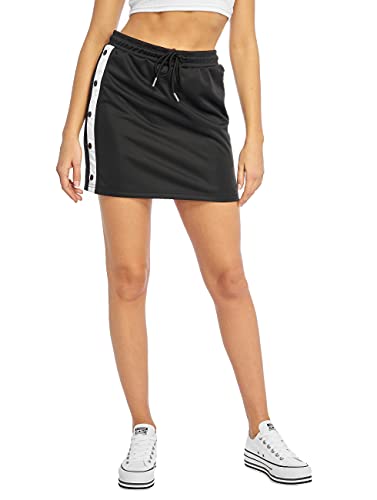 Urban Classics Spódnica damska, Black (Blk/Wht/Blk 00493), XS