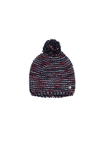 s.Oliver Dziewczęca czapka z pomponem, ciemnoniebieski, 48/51 cm