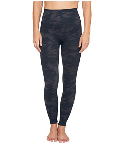 Spanx Legginsy dla kobiet Spójrz na mnie teraz bezszwowe legginsy, Black Camo, M