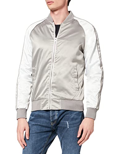 Urban Classics Męska kurtka pamiątkowa, Wielobarwny (srebrny/offwhite 853), L