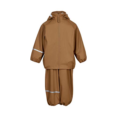 Celavi Unisex dziecięcy Basic Recycle Pu Rainwear Set, Rubber, 120