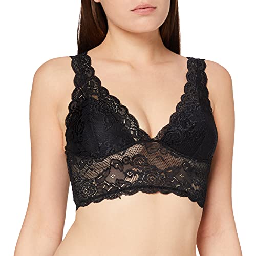 ONLY Damski biustonosz koronkowy, czarny (BlackBlackBlack)., XS