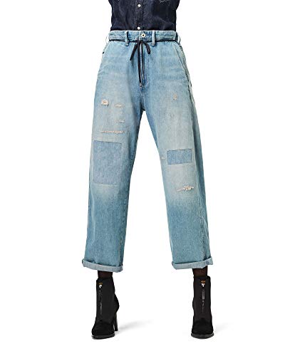 G-STAR RAW Lintell High Dad dżinsy damskie, Niebieski (Vintage Marine Blue Restored D17196-9657-b482), 27W / 32L