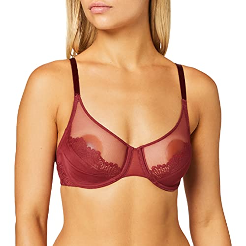 Triumph Biustonosz z fiszbinami Lace Spotlight, żywa czerwień, 70D