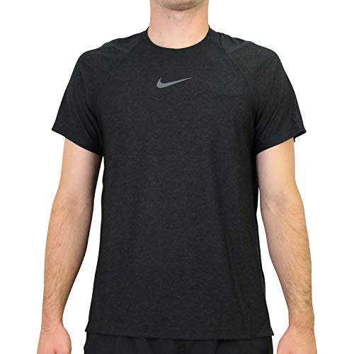 Nike Męski T-shirt Npc Black/Htr/Iron Grey, XXL