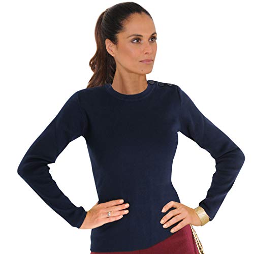 Armor Lux Damski sweter Pull Marin Groix Héritage Femme, NIEBIESKI, 36