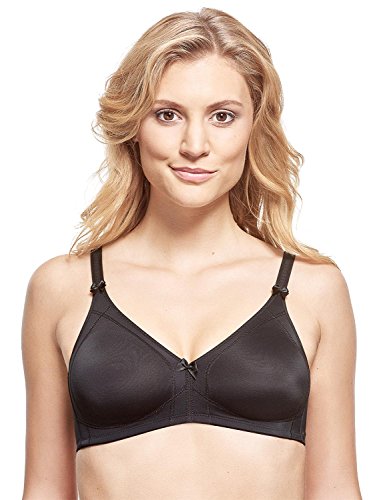 Susa Damski standardowy biustonosz, czarny, 90B