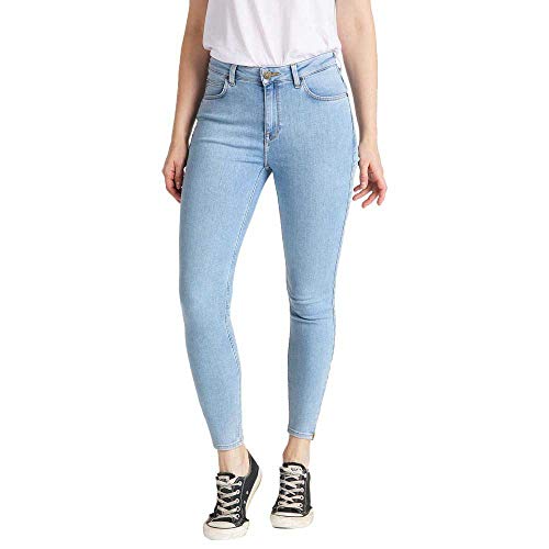 Lee Scarlett High dżinsy damskie, zamek, dżinsy typu skinny