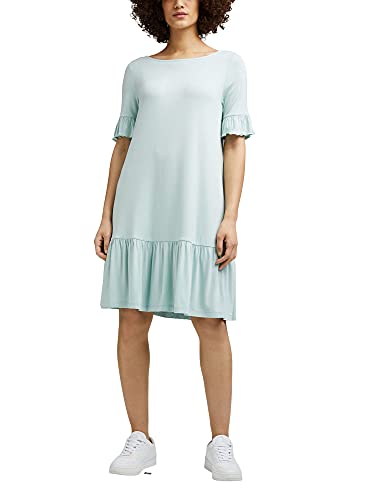 ESPRIT Sukienka z dżerseju z LENZING™ ECOVERO™, Light Aqua Green, L