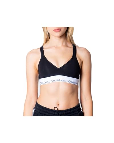 Calvin Klein Bralette Lift Biustonosz, Czarno-Biały, L