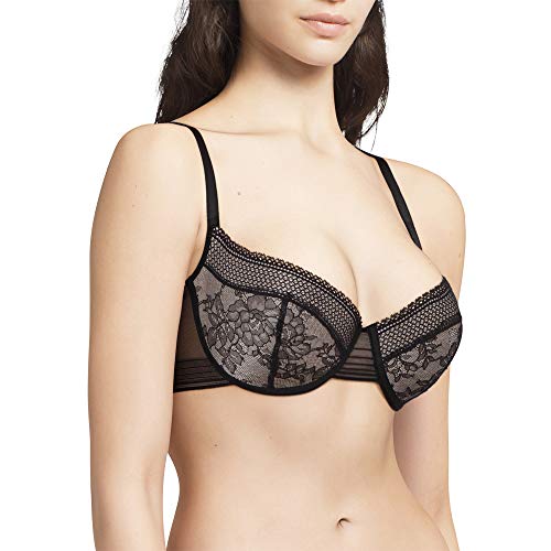 Passionata Kobiety Sukeban Biustonosz, Czarny, 75A
