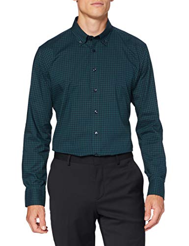 Seidensticker Męska koszula biznesowa – koszula bez konieczności prasowania o bardzo wąskim kroju – X-Slim Fit – długi rękaw – kołnierz B.D – 100% bawełna