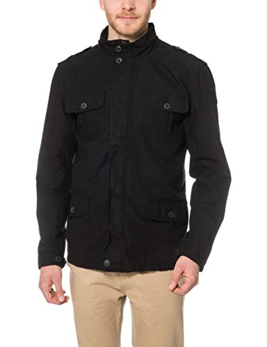 Lower East Kurtka męska w stylu vintage, rozm. Medium, czarna
