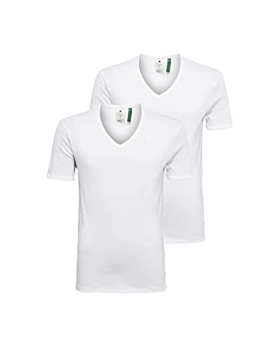 G-STAR RAW Męski t-shirt Base V T S/S, 2-pak (2 sztuki)