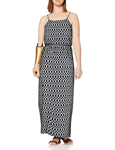 Only Kobiety Onlwinner Sl Maxidress Noos Wvn Sukienka, Czarny/Biały, 36