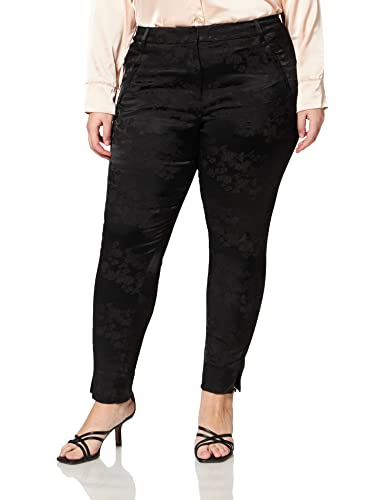 FiveUnits Angelie Split spodnie damskie, Czarny (czarny żakard), 30W x 27W(Producent rozmiar:30)