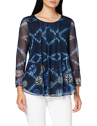 Desigual T-shirt damski Ts_le Mans, niebieski, XS
