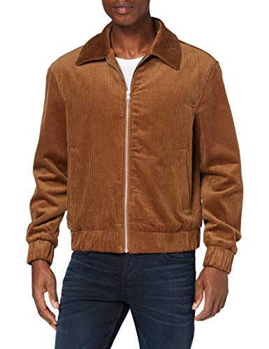 Urban Classics Męska kurtka Boxy Corduroy, Toffi, XL