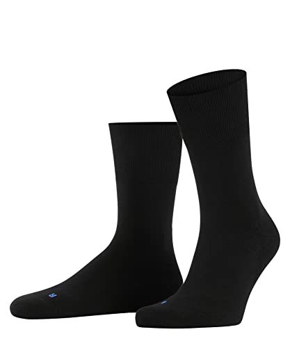 FALKE Uniseks Skarpety Run U SO Bawełna jednokolorowe 1 Para, Czarny (Black 3000), 46-48
