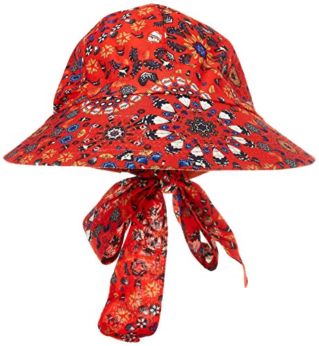 Desigual Czapka damska HAT_BUTTERFLY GALACTI Sun Hat, czerwony, jeden rozmiar