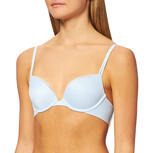 Calvin Klein Push Up Plunge Biustonosz o kroju plunge Kobiety, Blau (Baby Blue Gr4), 30D