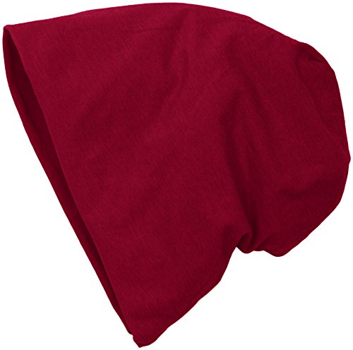 MSTRDS Unisex czapka Jersey Beanie czapka dzianinowa, kasztanowaty, jeden rozmiar