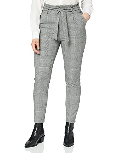 VERO MODA Vmeva Hr Loose Paperbag Check Pant Noos spodnie damskie