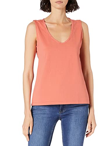 edc by ESPRIT T-shirt damski, 645/Coral, XS