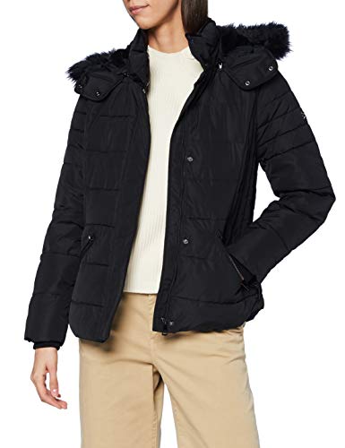 ESPRIT Kurtka damska 090ee1g304, ciemny brąz,, 001/Black, XL