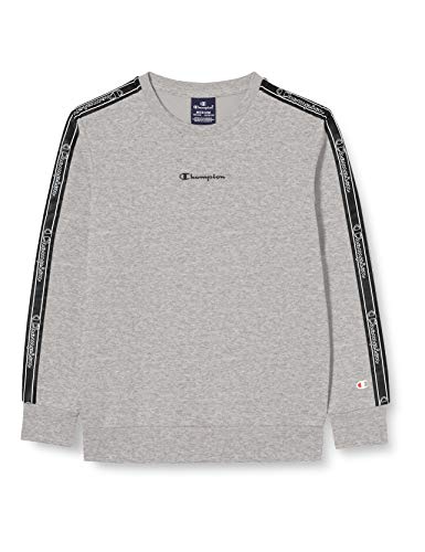 Champion Bluza chłopięca Seasonal Tape Crewneck, szary (Em006), XS