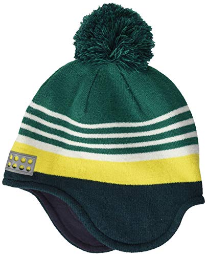 Lego Wear Czapka dziecięca unisex, zielony (Dark Khaki 889), 48