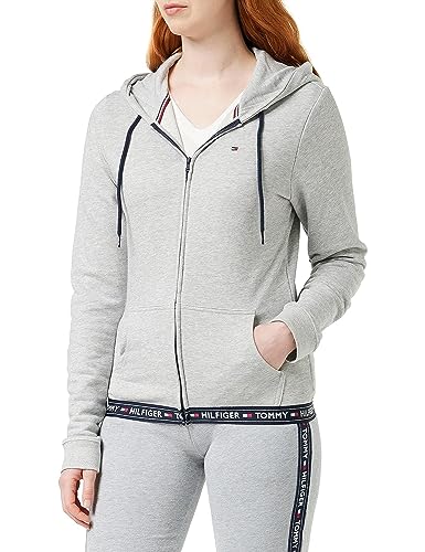 Tommy Hilfiger Damska bluza z kapturem HWK, szary (Grey Heather), XS
