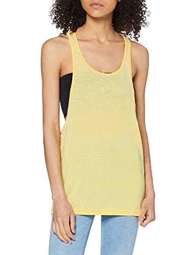 Urban Classics Damski damski top Loose Burnout Sport Tank Top, żółty (00252), XL (DE)