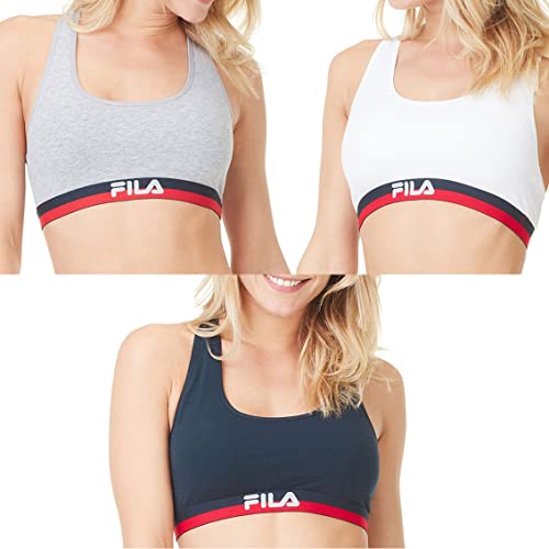 Fila Damski biustonosz sportowy (3 sztuki), Fu6048, M