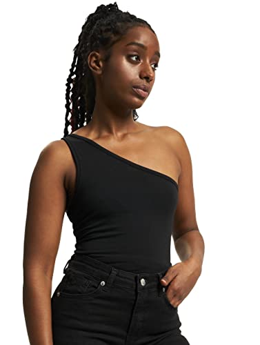 Urban Classics Damska koszulka sportowa Asymetryczna, czarny (Black 00007), L