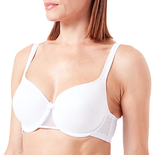 Selene Damski biustonosz Nicole z fiszbinami, biały, 80C