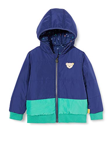 Steiff Kurtka chłopięca Anorak dwustronna, Deep Cobalt, 80 cm