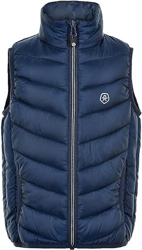 Color Kids Chłopcy Waistcoat Packable Quilted Down Vest, Dress Blues, 116 cm