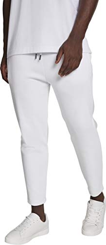Urban Classics spodnie męskie z materiału pique – spodnie materiałowe Cropped Heavy Pants