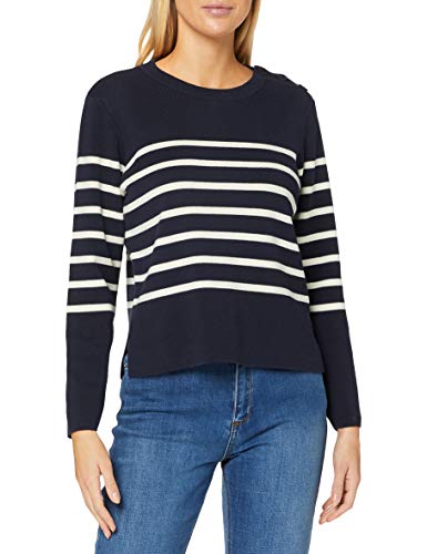 GANT Sweter damski, niebieski (Evening Blue), XL