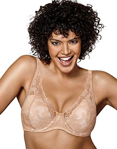 Playtex Damski biustonosz z fiszbinami Love My Curves cienka pianka z koronką