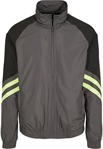 Urban Classics Kurtka męska Block Sport Track Jacket Cardigan Sweater, ciemny., XL