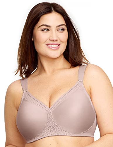Glamorise Damski biustonosz na ramionach, miękki biustonosz, beżowy (Taupe), 95H